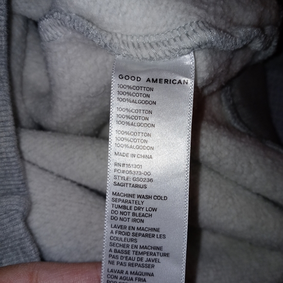 Good American Oversized Sagittarius Sweatshirt Size 1/S - Picture 8 of 12